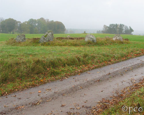 Stone circle, Kölaby